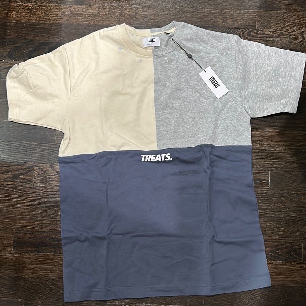 Kith Treats Tri Block T shirt. -Shark